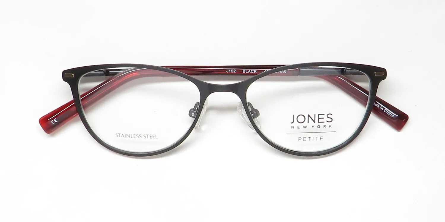 Jones New York J152 Petite black Eyeglasses Black 48mm 2