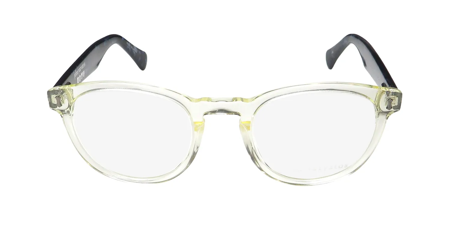 John Varvatos V416 yellow crystal Eyeglasses Yellow Crystal 49mm 3