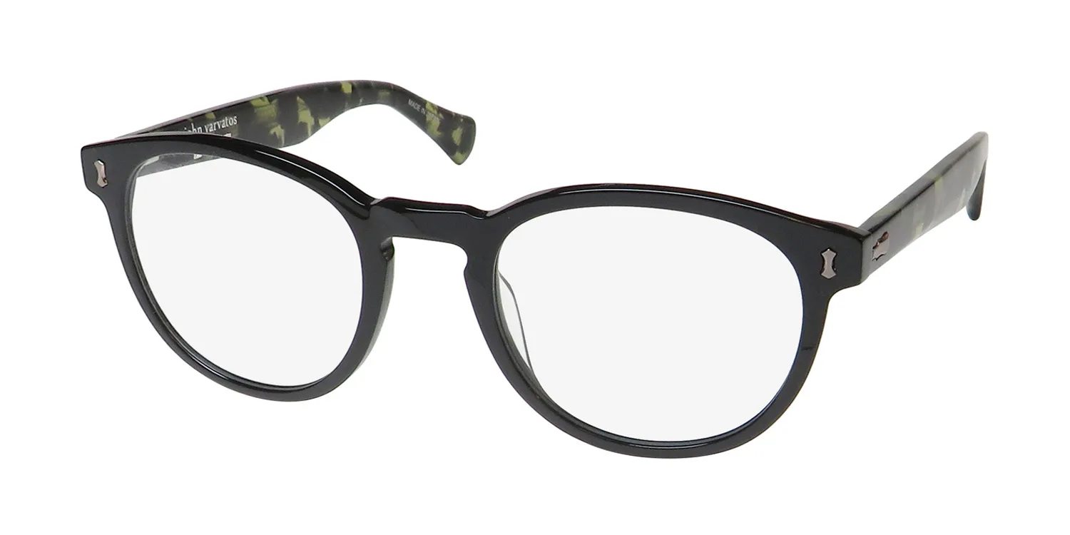 John Varvatos V416 black Eyeglasses Black 49mm