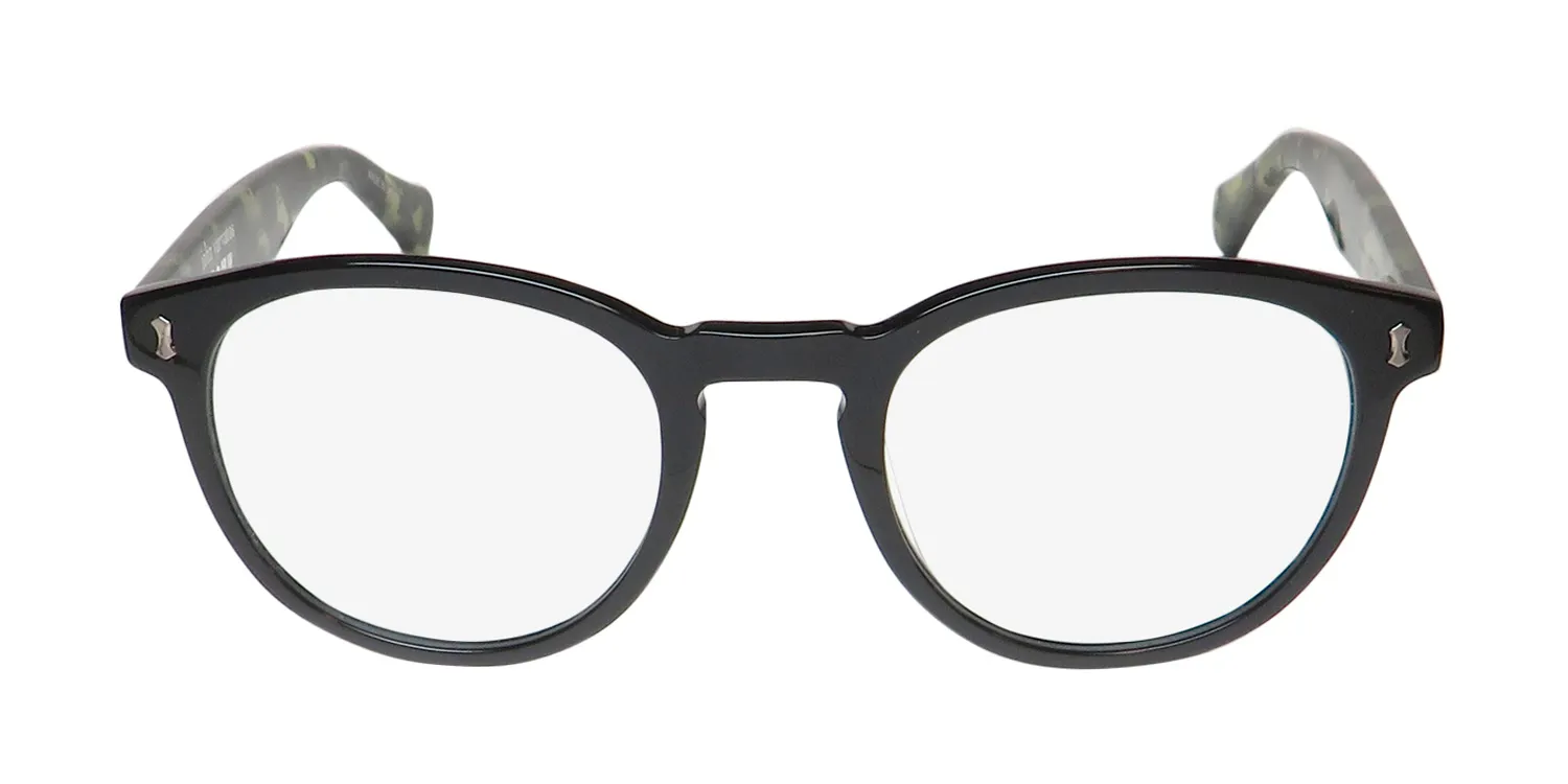 John Varvatos V416 black Eyeglasses Black 49mm 3