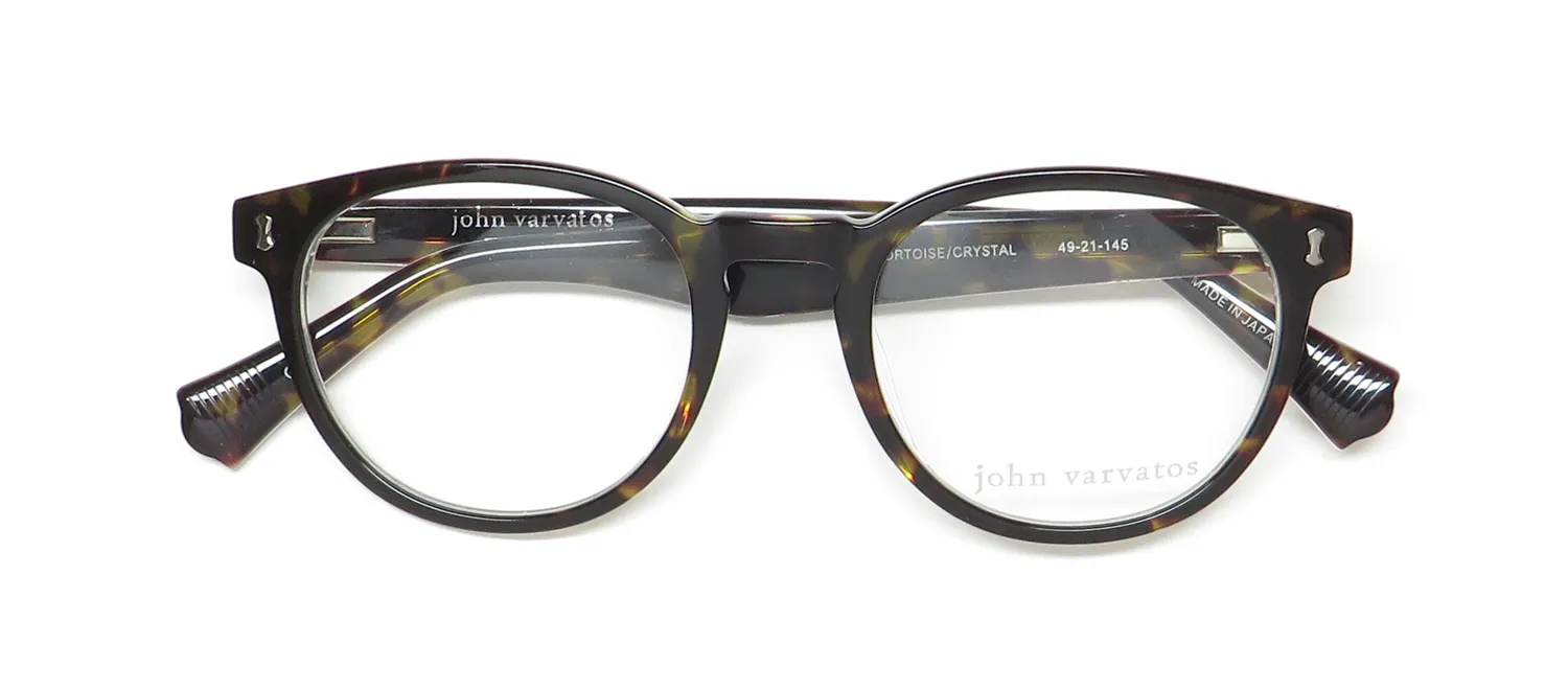 John Varvatos V416 tortoise / crystal Eyeglasses Tortoise 49mm 2