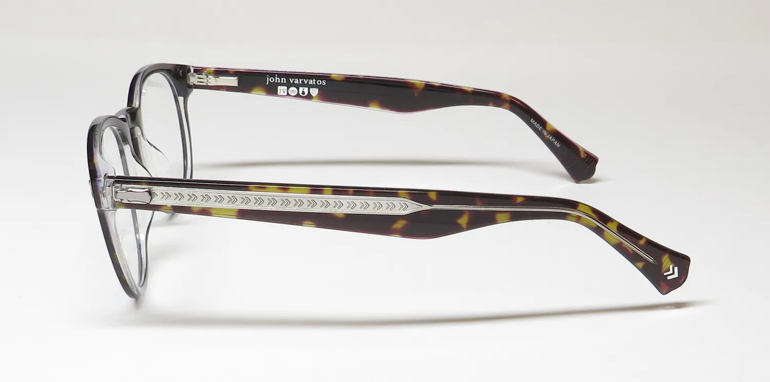 John Varvatos V416 tortoise / crystal Eyeglasses Tortoise 49mm 4