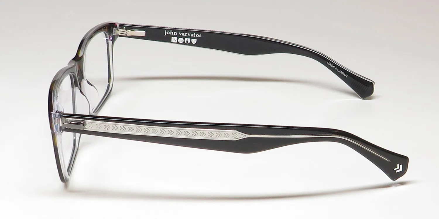 John Varvatos V417 tortoise / crystal Eyeglasses Tortoise 56mm 4