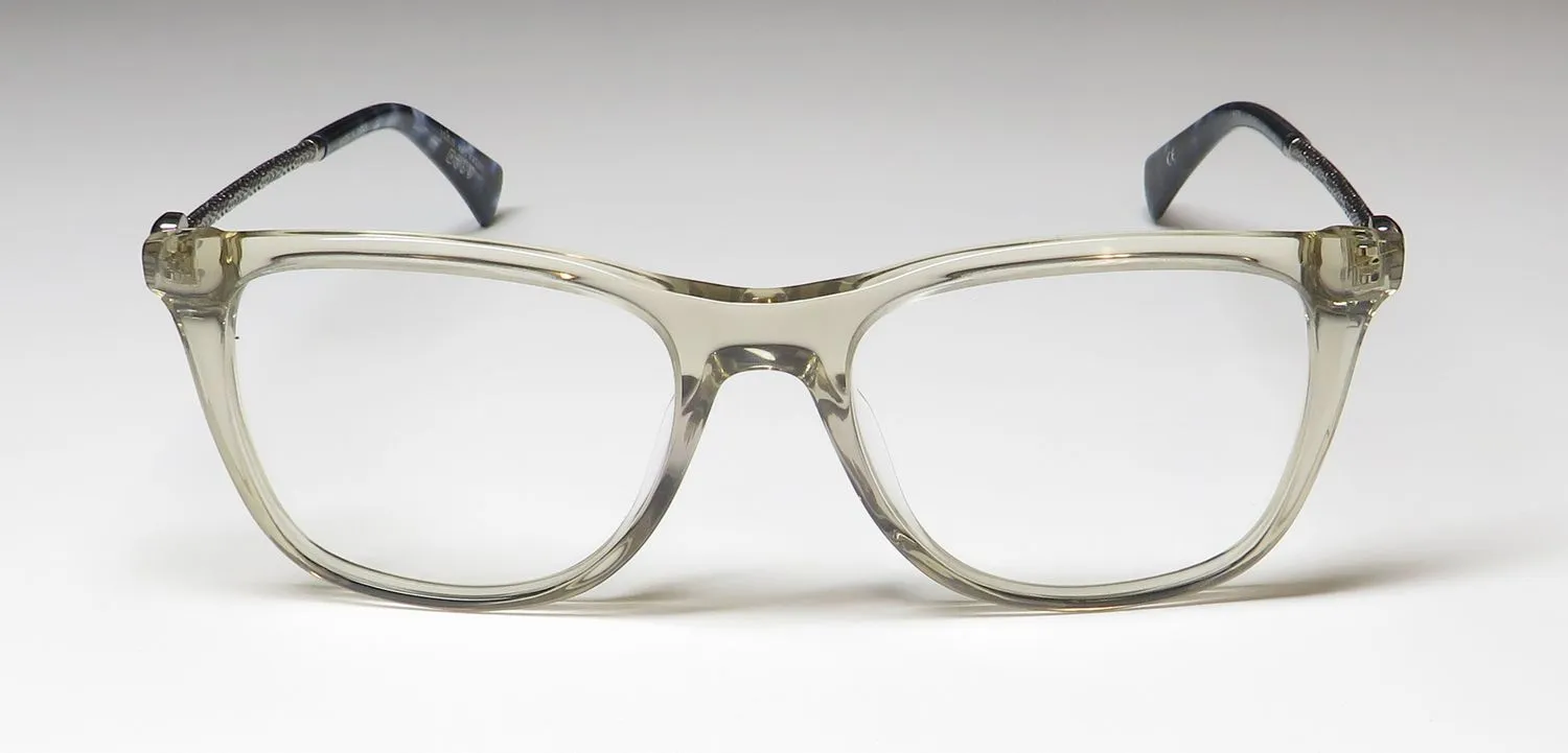 John Varvatos V418 smoke Eyeglasses Smoke Crystal 52mm 3