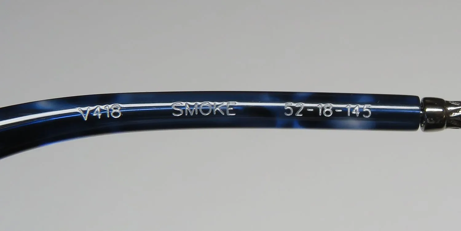 John Varvatos V418 smoke Eyeglasses Smoke Crystal 52mm 8