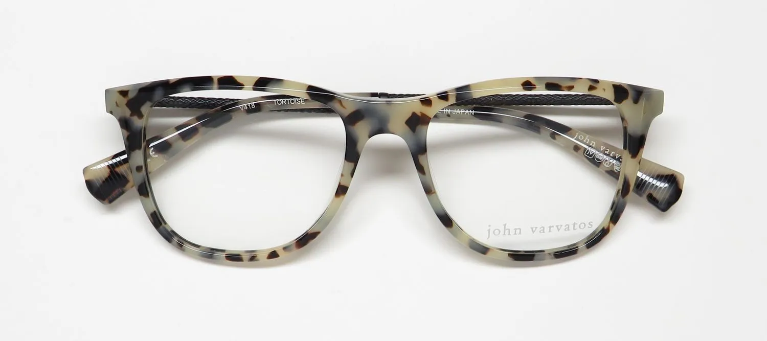John Varvatos V418 tortoise Eyeglasses Tortoise 52mm 2