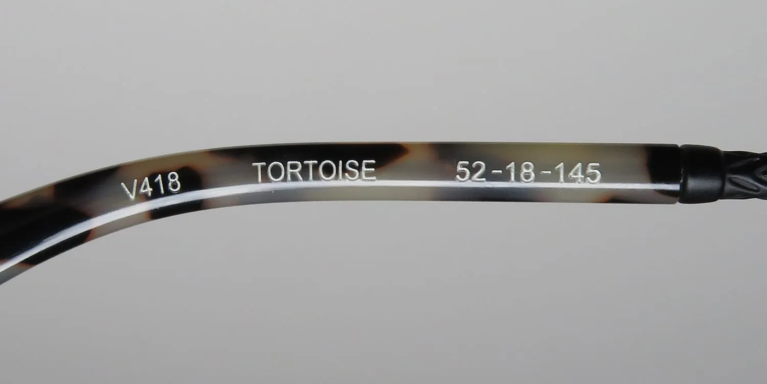 John Varvatos V418 tortoise Eyeglasses Tortoise 52mm 8