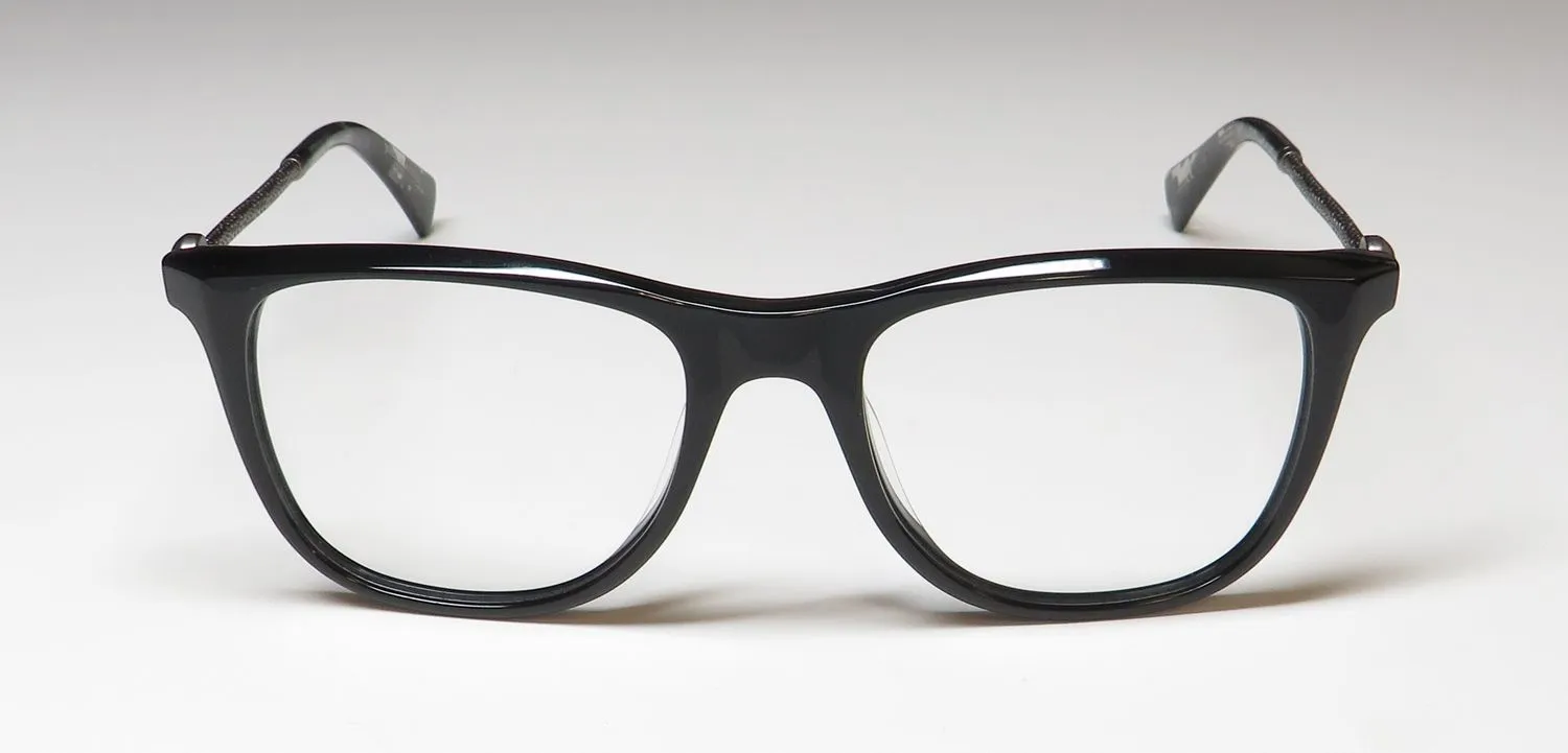 John Varvatos V418 black Eyeglasses Black 52mm 3