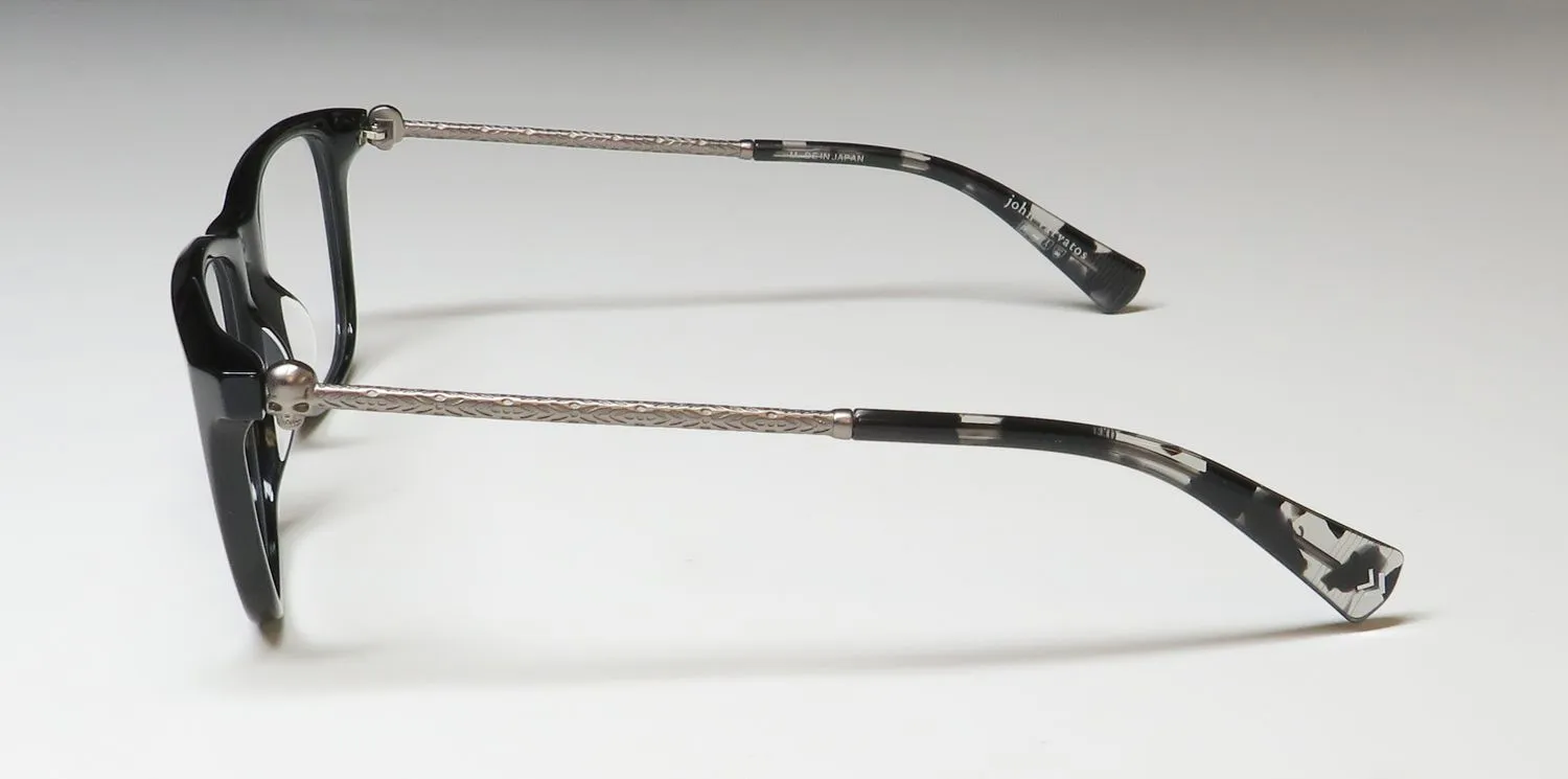 John Varvatos V418 black Eyeglasses Black 52mm 4