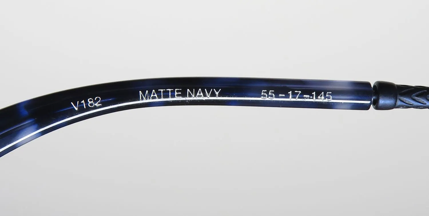 John Varvatos V182 matte navy Eyeglasses Matte Navy 55mm 8