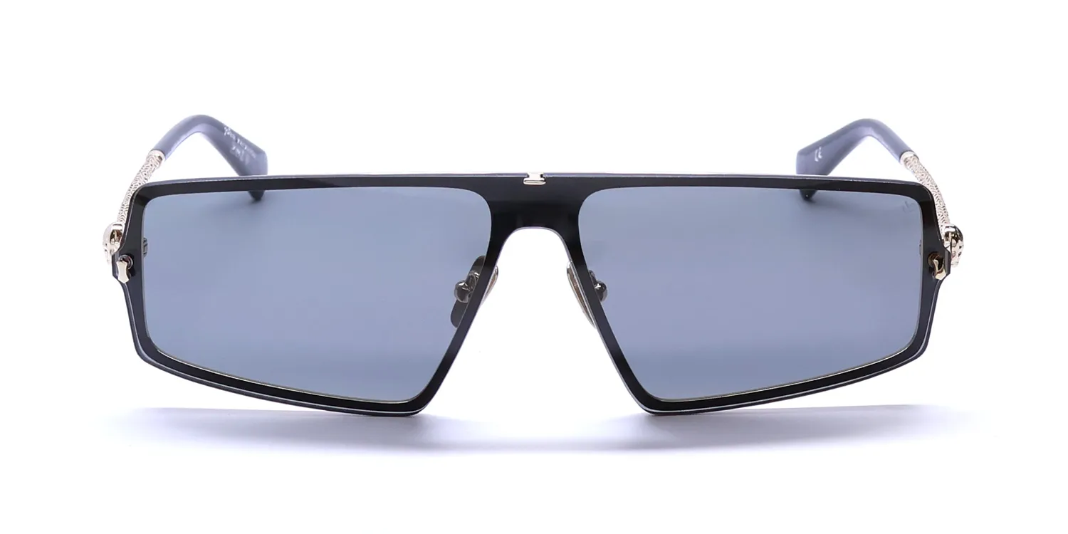 John Varvatos V545 gold Sunglasses Gold 46mm 3