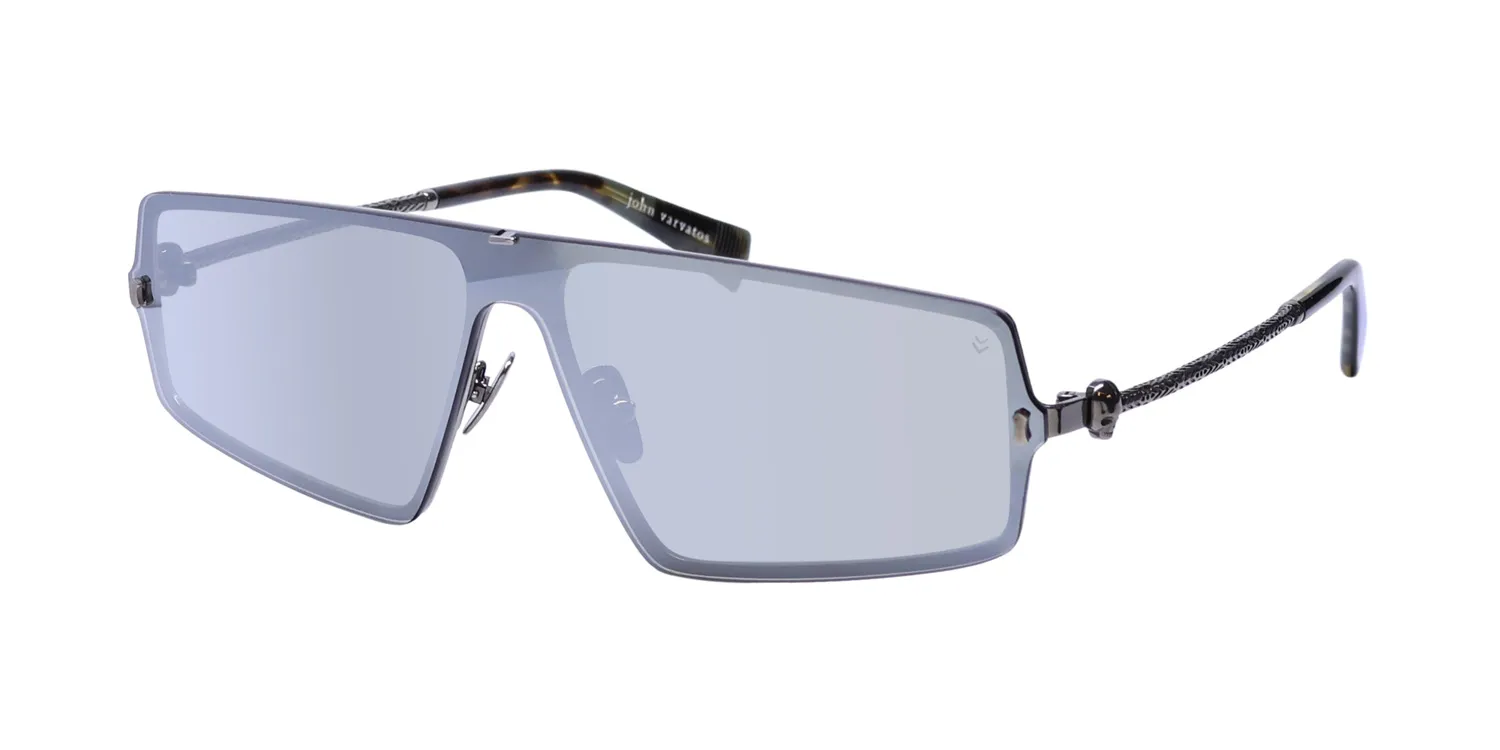 John Varvatos V545 silver Sunglasses Silver 46mm