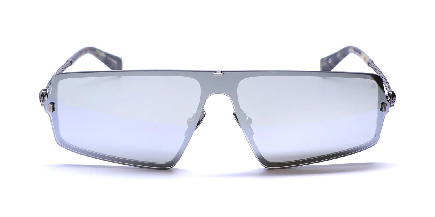 John Varvatos V545 silver Sunglasses Silver 46mm 3