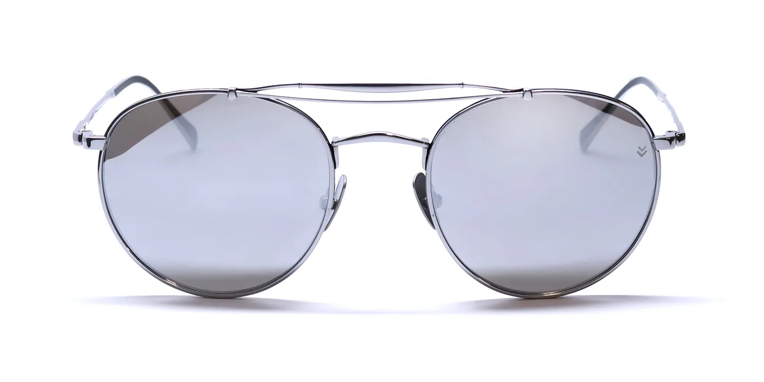 John Varvatos V547 silver Sunglasses Silver 52mm 3