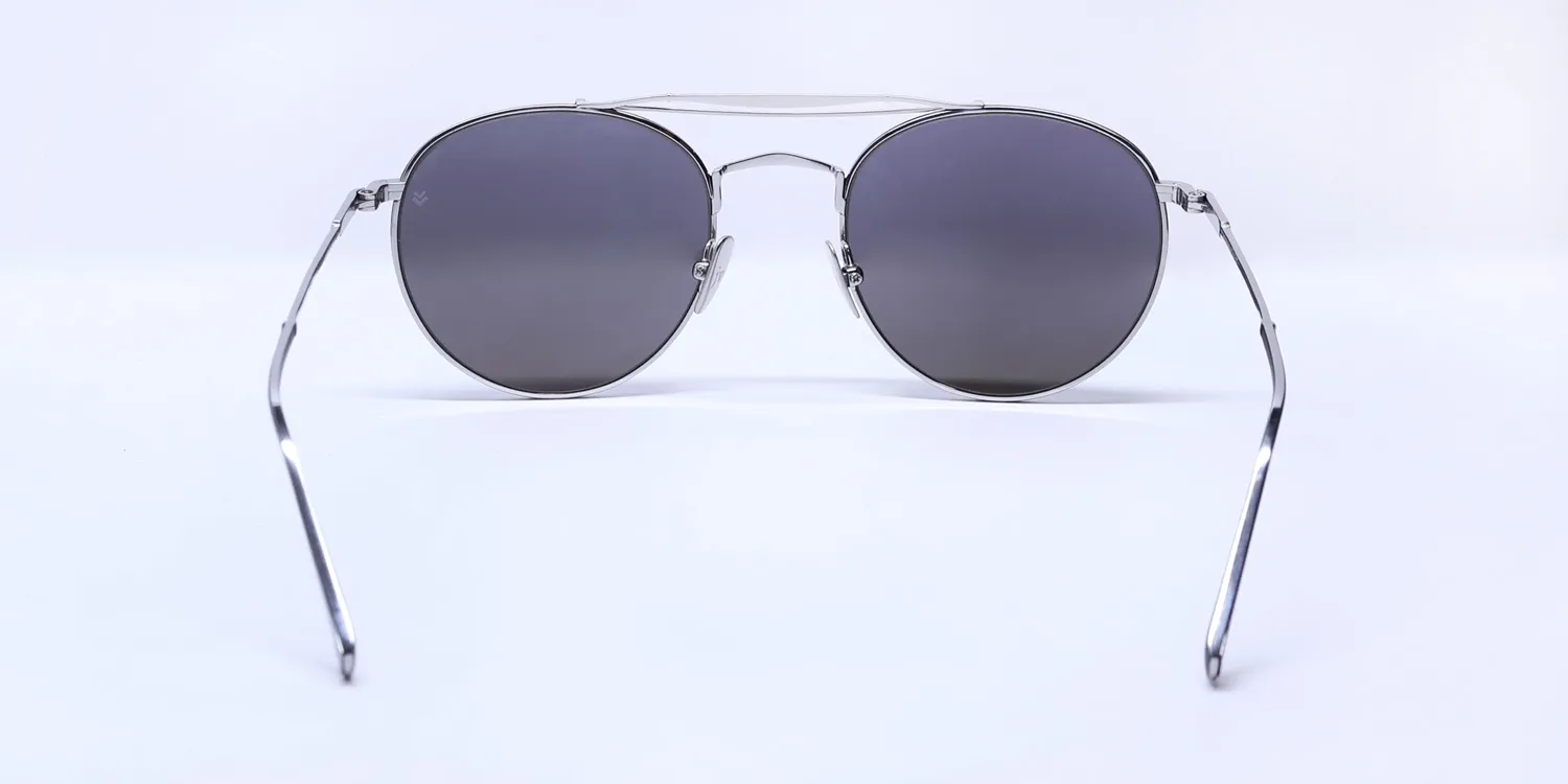 John Varvatos V547 silver Sunglasses Silver 52mm 5