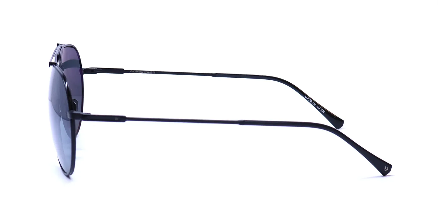 John Varvatos V549 black Sunglasses Black 58mm 4