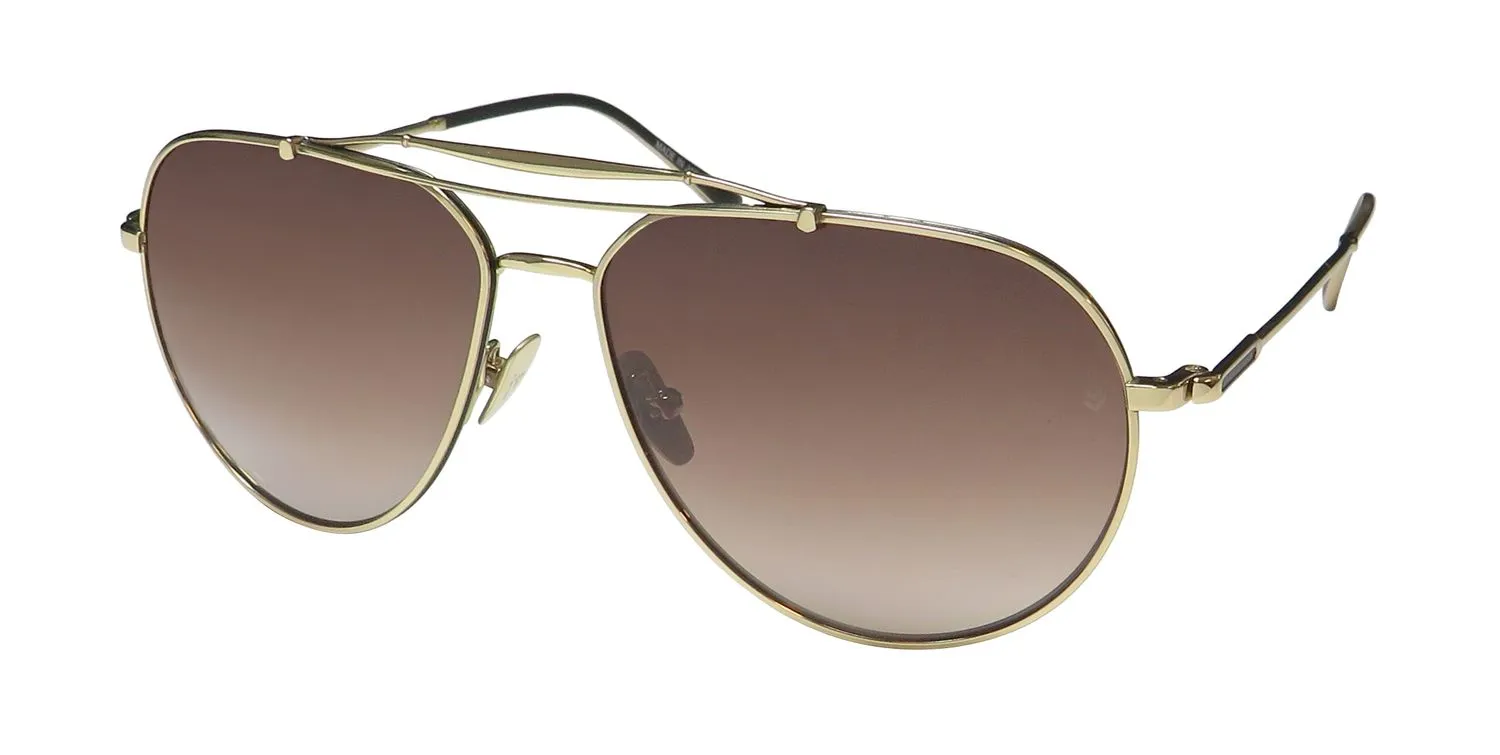 John Varvatos V549 gold Sunglasses Gold 58mm