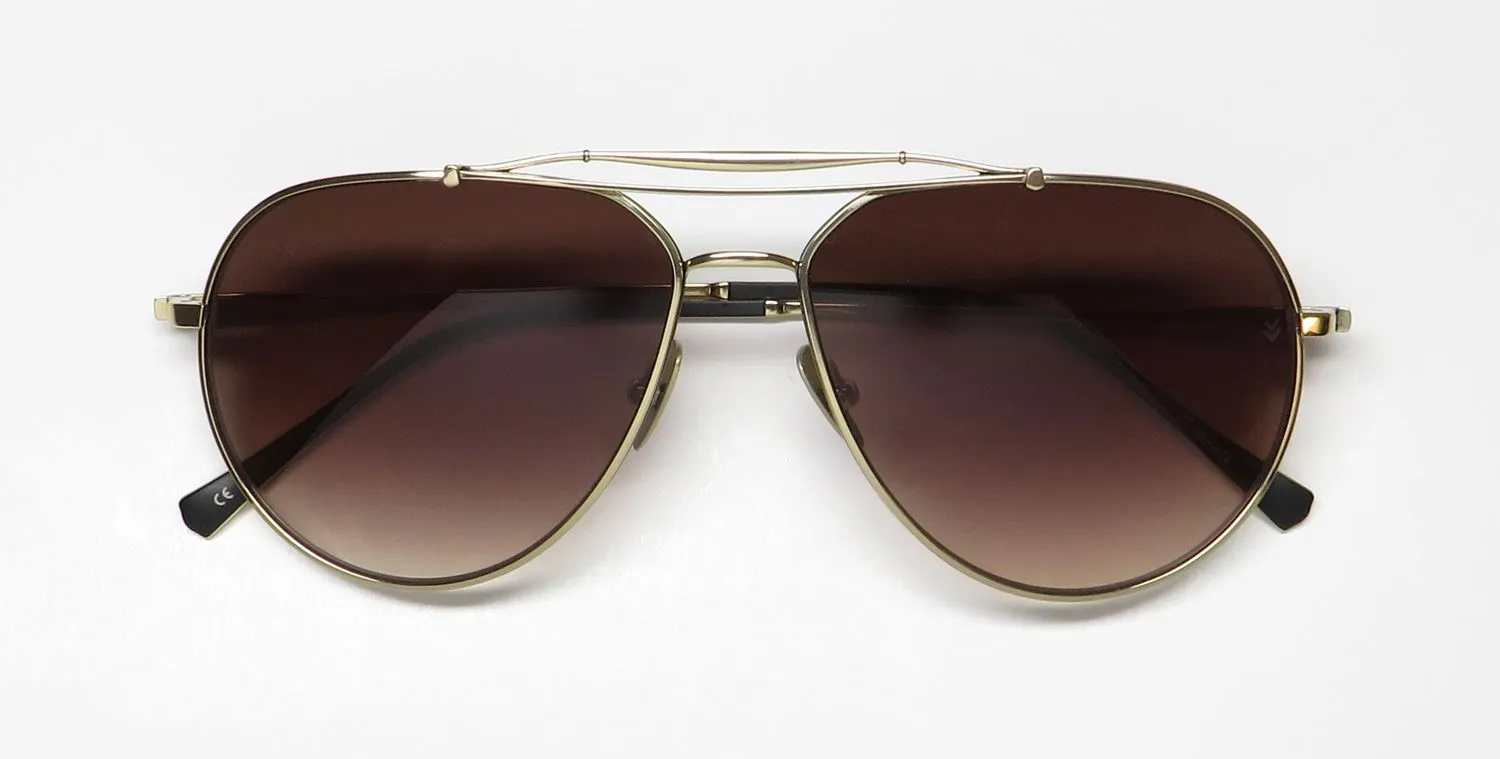 John Varvatos V549 gold Sunglasses Gold 58mm 2