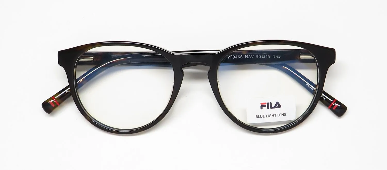Fila Vf9466 Blue Light Lens hav Eyeglasses Havana 50mm 2