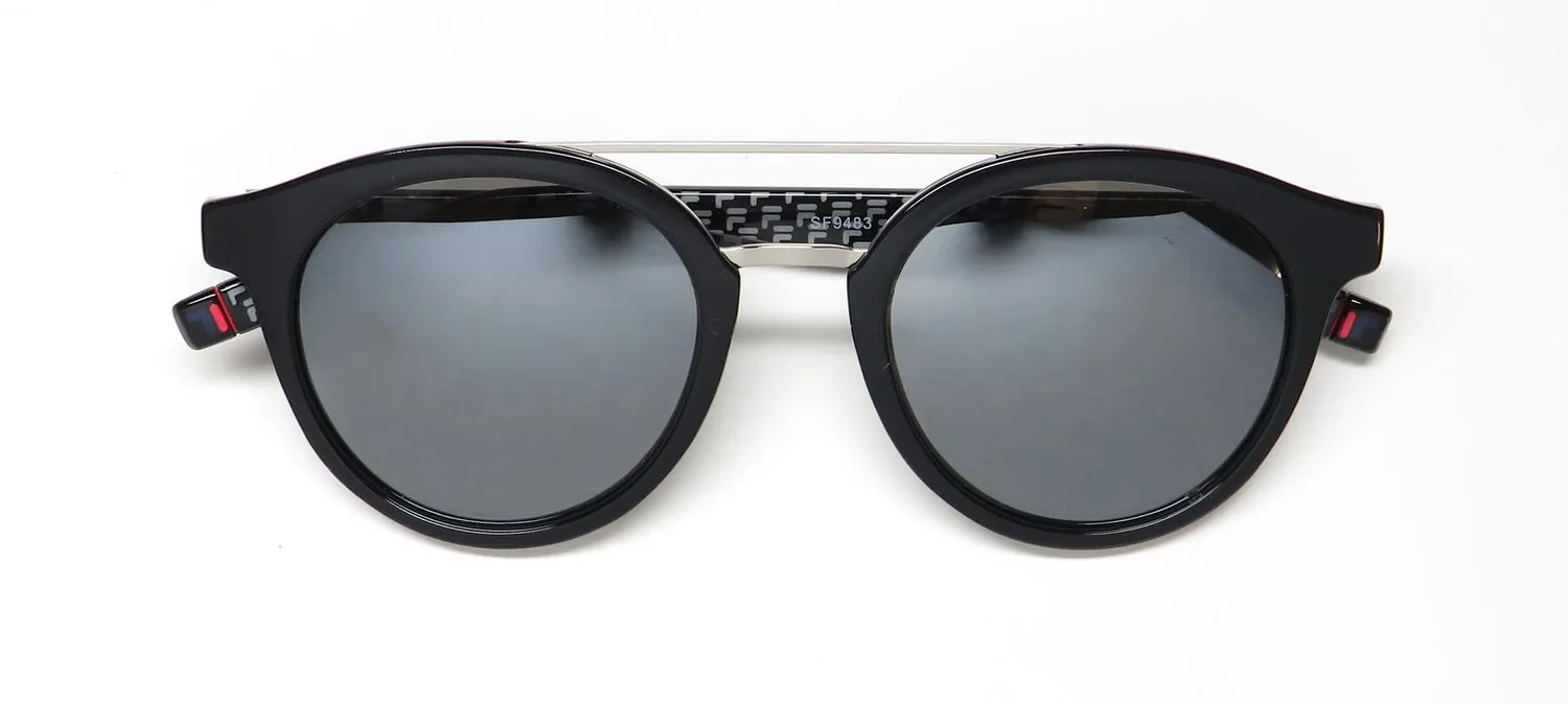 Fila Sf9483 black Sunglasses Black 50mm Unisex 2