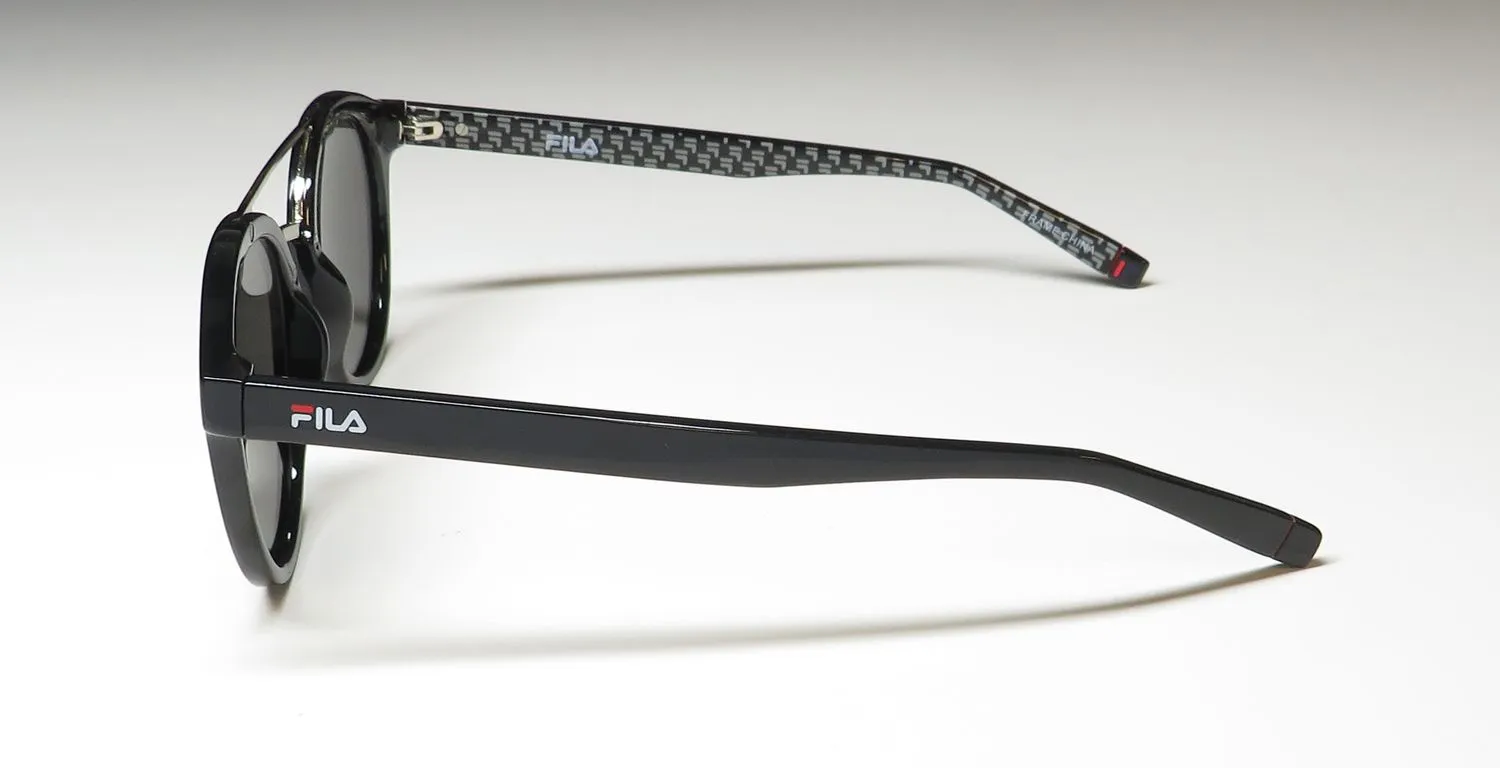 Fila Sf9483 black Sunglasses Black 50mm Unisex 4
