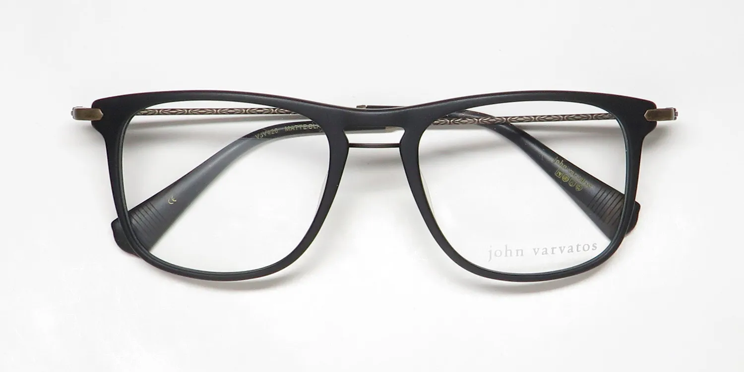 John Varvatos Vjv420 matte black Eyeglasses Matte Black 52mm 2
