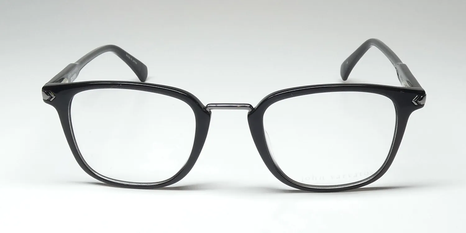 John Varvatos Vjv423 tp black Eyeglasses Transparent Black 49mm 3