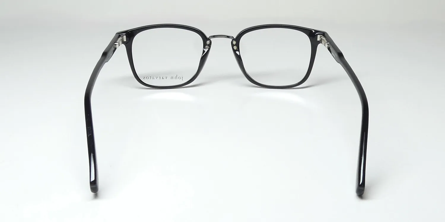 John Varvatos Vjv423 tp black Eyeglasses Transparent Black 49mm 5