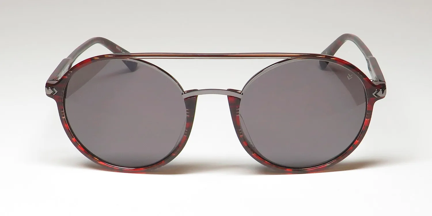 John Varvatos Sjv552 striped red Sunglasses Striped Red 55mm Unisex 3