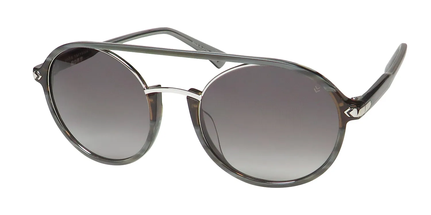 John Varvatos Sjv552 grey horn Sunglasses Grey Horn 55mm Unisex