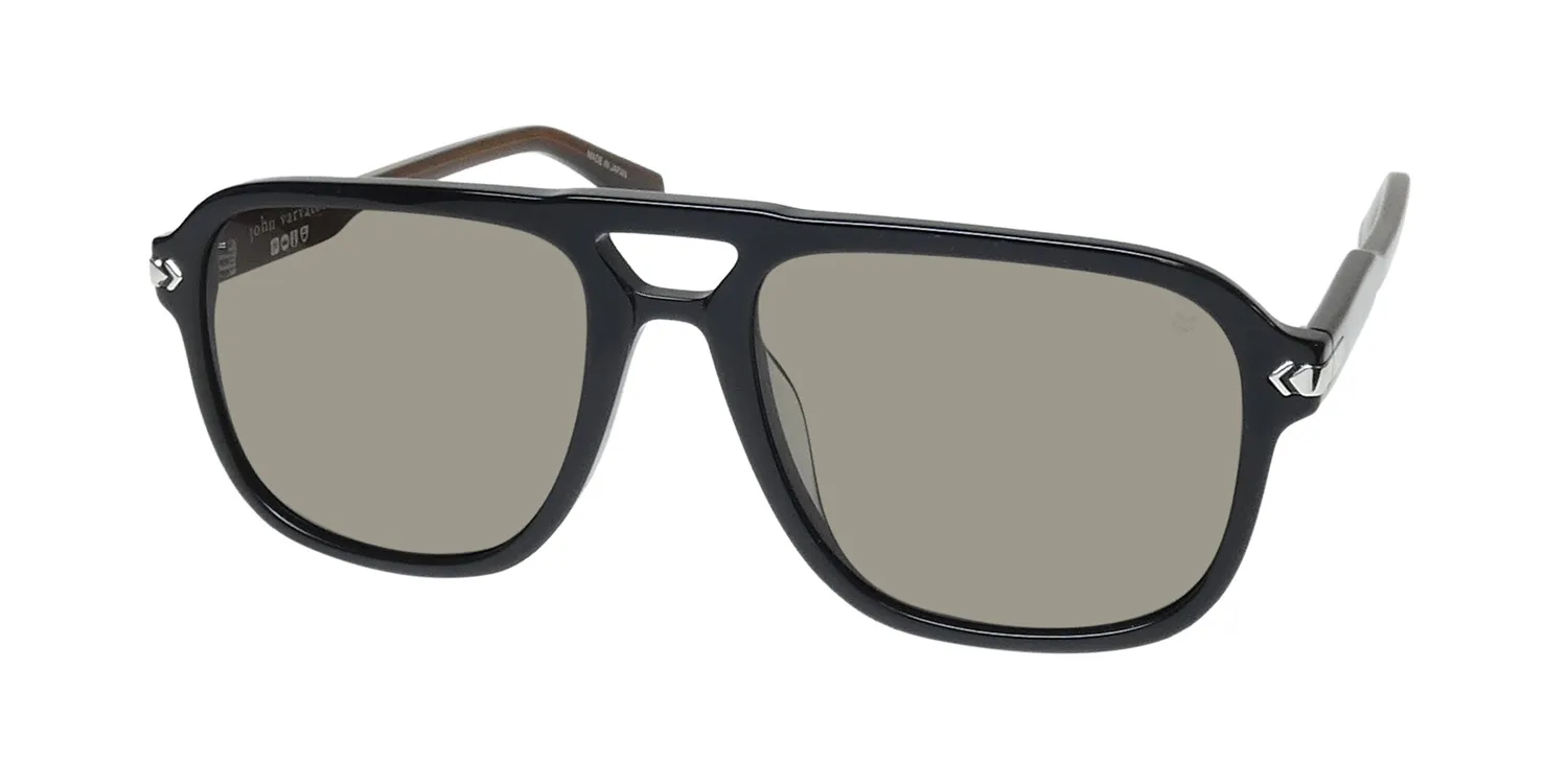 John Varvatos Sjv553 black Sunglasses Black 55mm