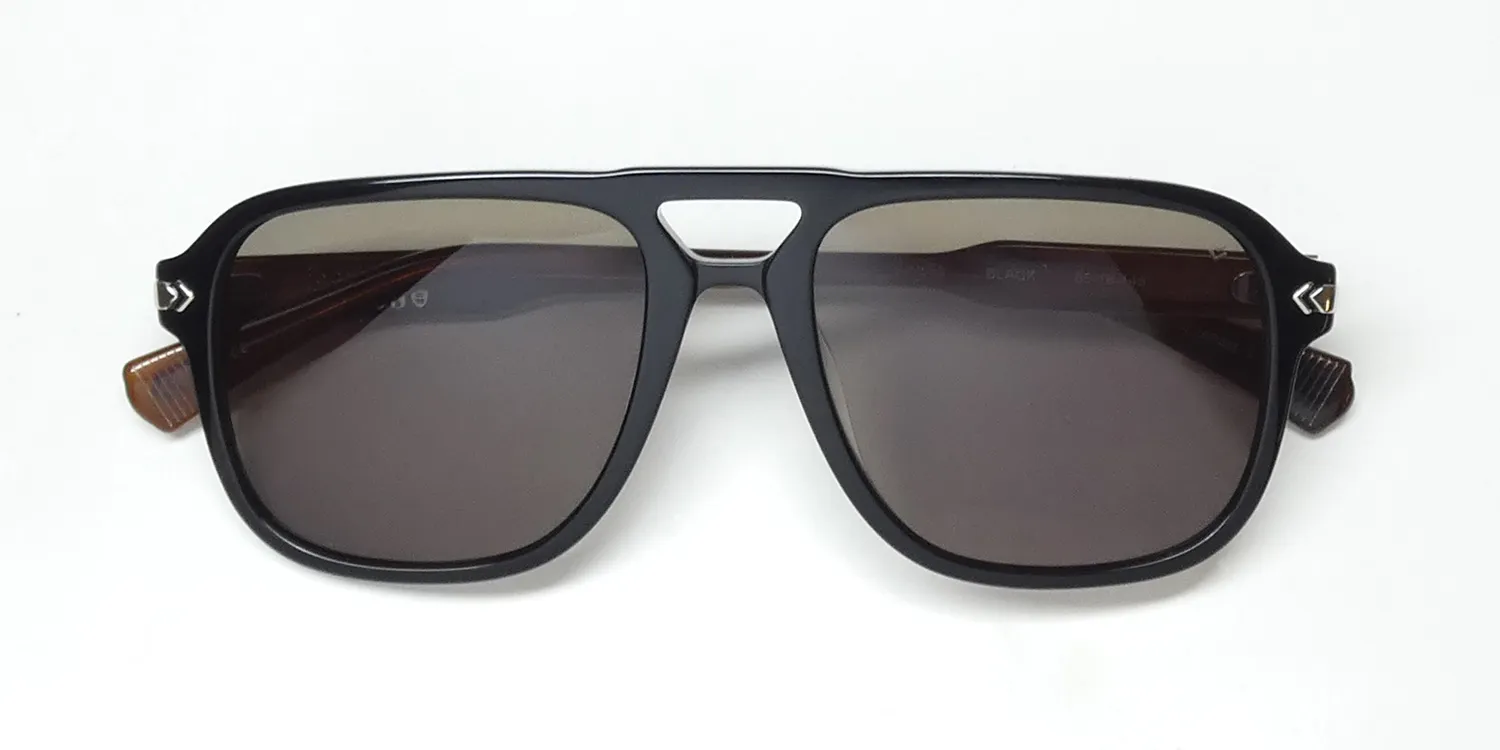 John Varvatos Sjv553 black Sunglasses Black 55mm 2