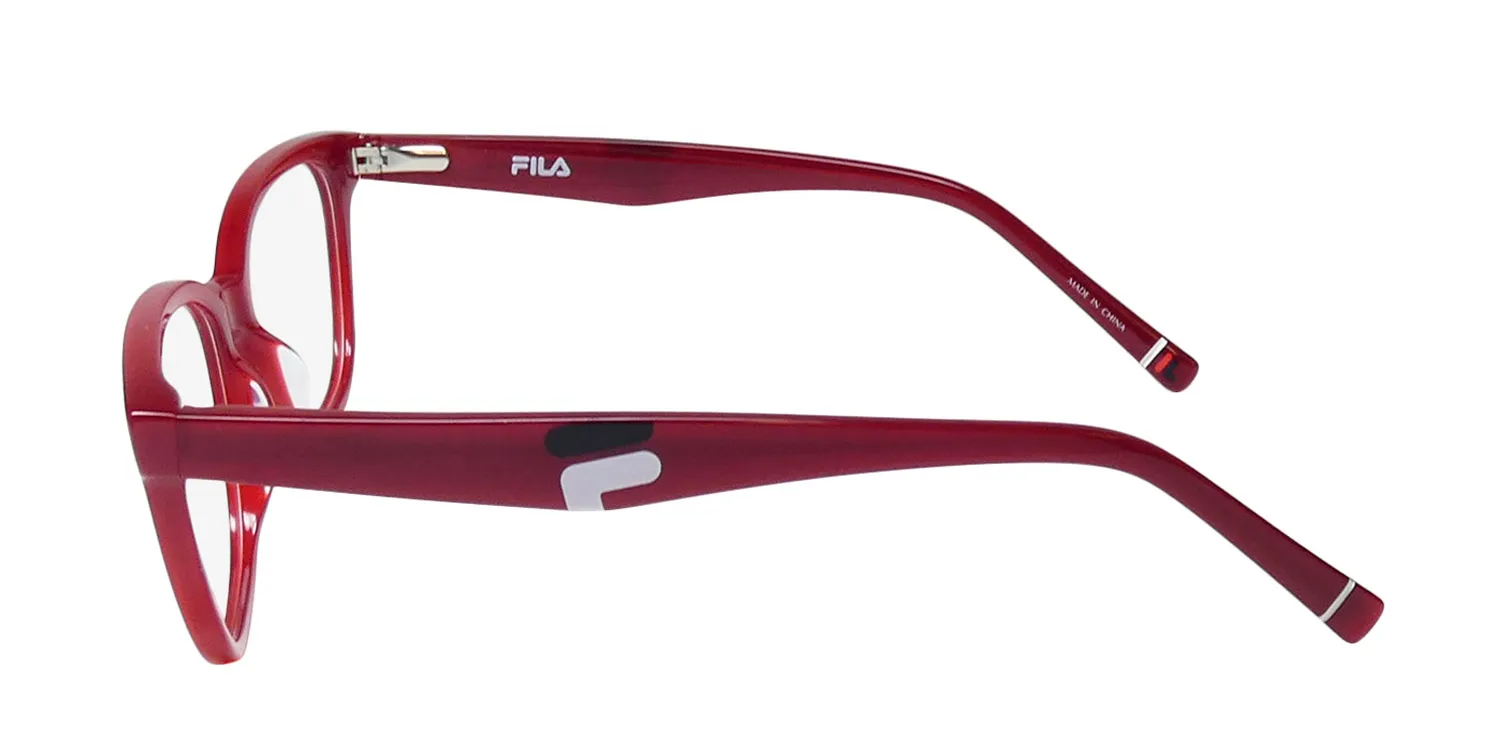 Fila Vfi177 burgundy Eyeglasses Burgundy 51mm 4