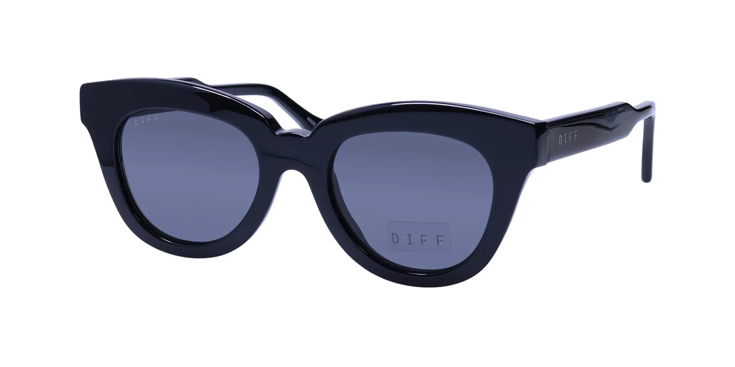 Diff Jagger bk Sunglasses Black 48mm