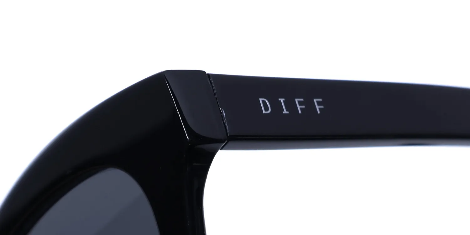 Diff Jagger bk Sunglasses Black 48mm 6