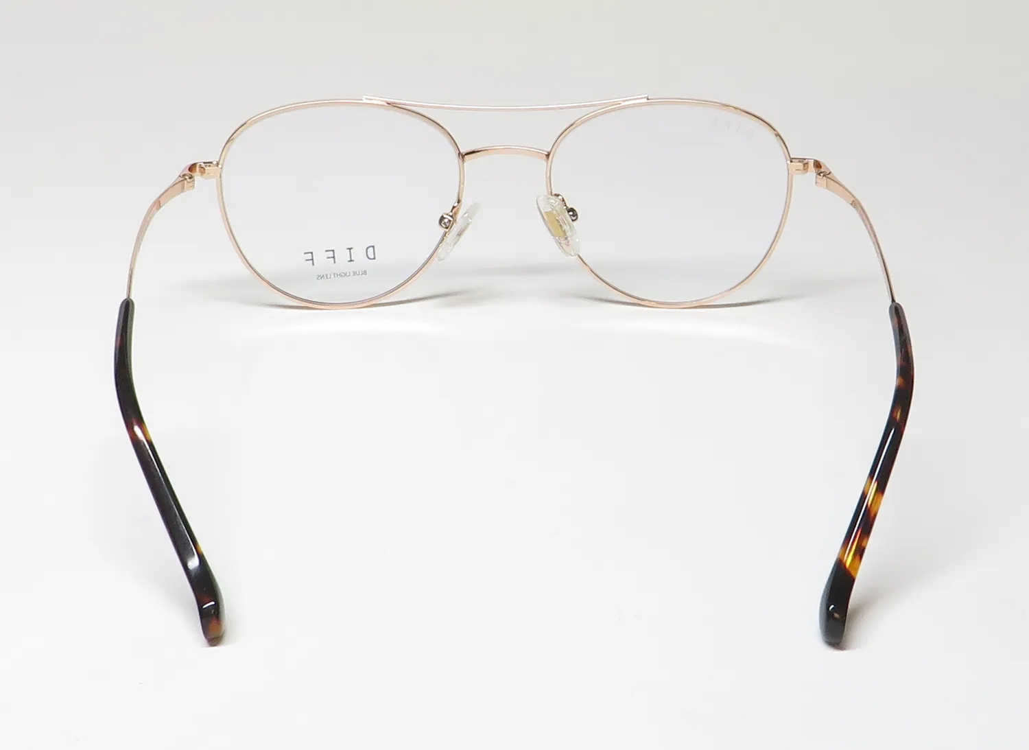 Diff Aiden Blue Light Lens rg Eyeglasses Rose Gold 50mm 5