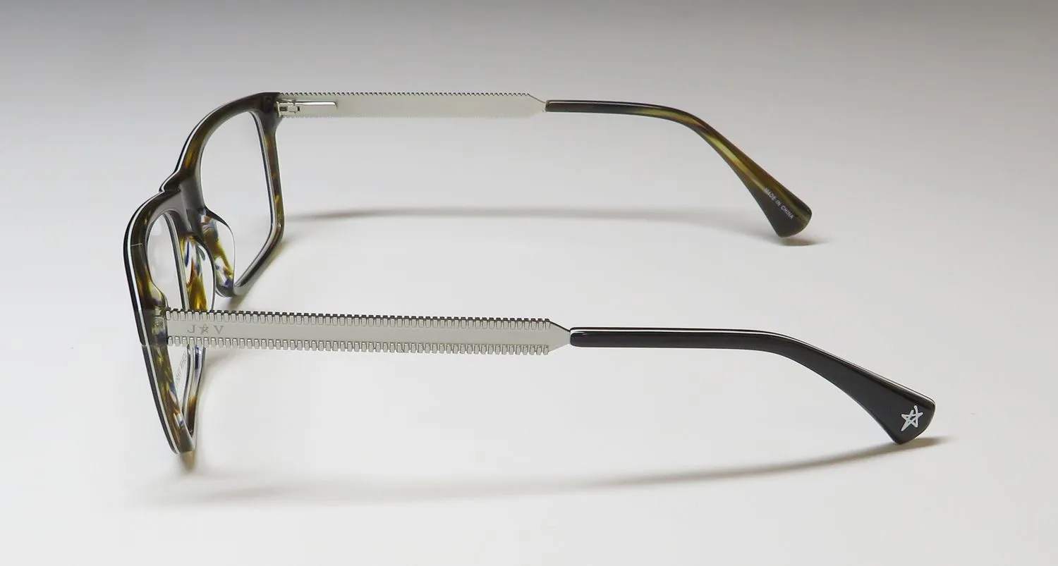 John Varvatos Vjvc003 black Eyeglasses Black 55mm 4