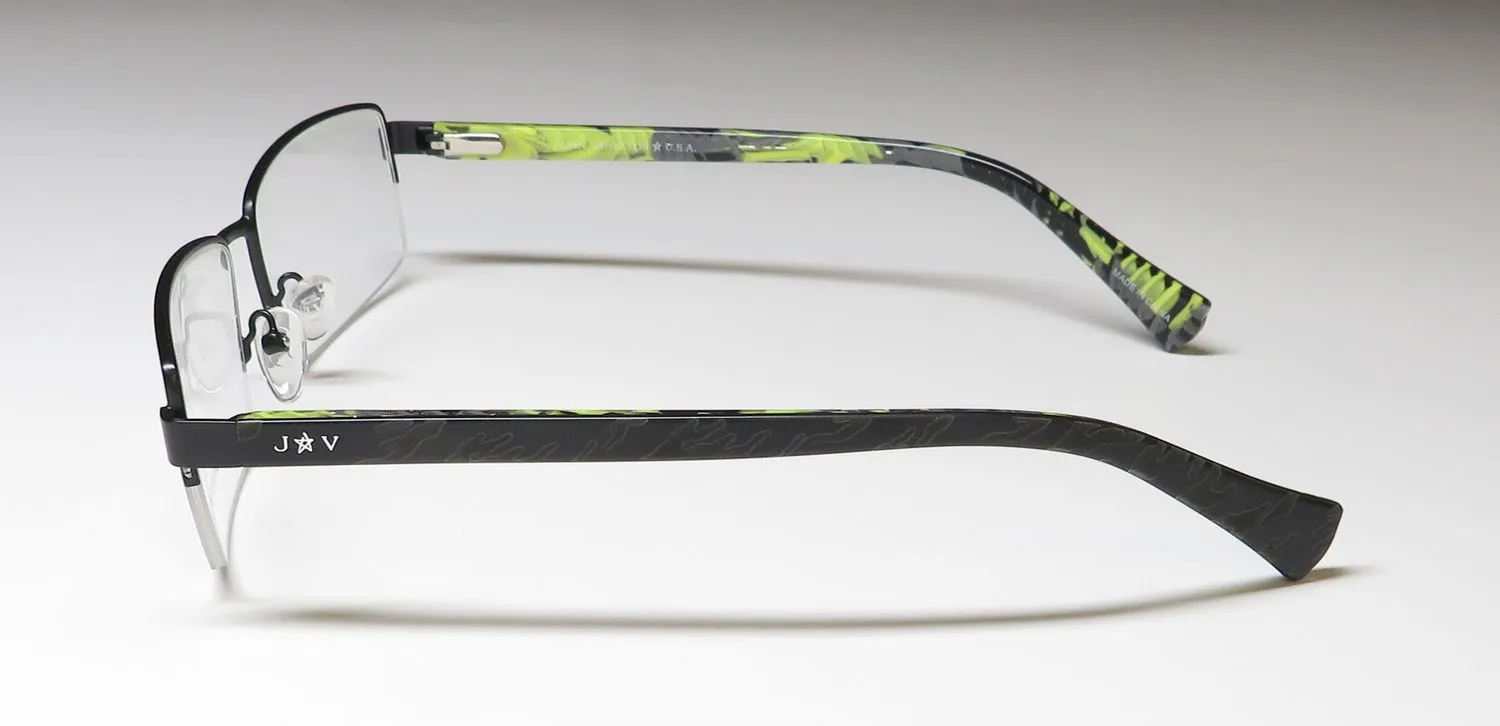 John Varvatos Vjvc006 black Eyeglasses Black 56mm 4