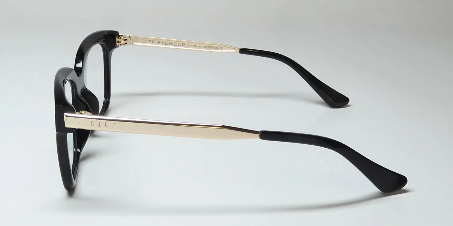 Diff Bella Blue Light Lens bk Eyeglasses Black 50mm 4