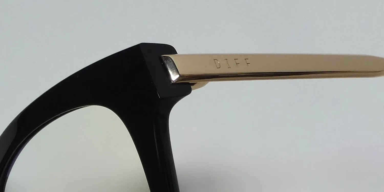 Diff Bella Blue Light Lens bk Eyeglasses Black 50mm 6