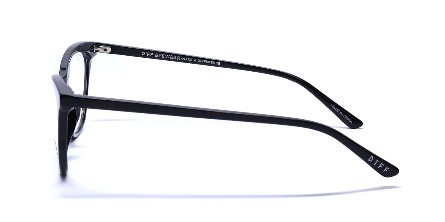 Diff Jade Blue Light Lens bk Eyeglasses Black 51mm 4