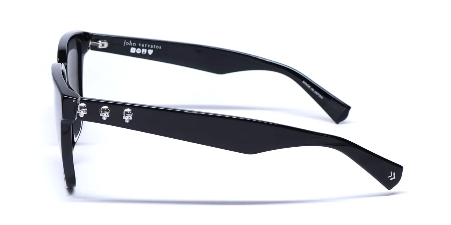 John Varvatos Sjv554 black Sunglasses Black 56mm 4
