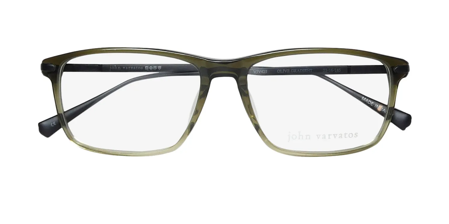 John Varvatos Vjv425 olive gradient Eyeglasses Olive Gradient 55mm 2