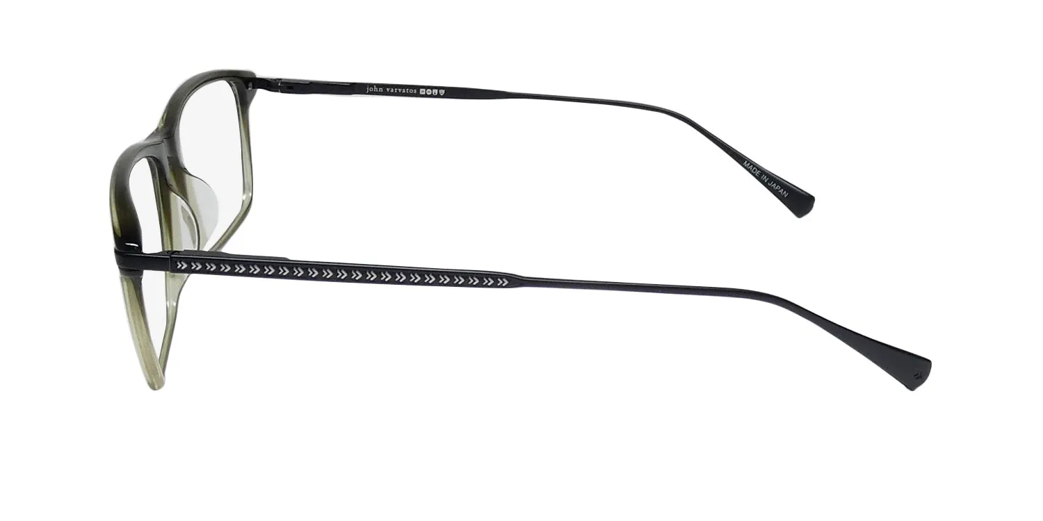 John Varvatos Vjv425 olive gradient Eyeglasses Olive Gradient 55mm 4