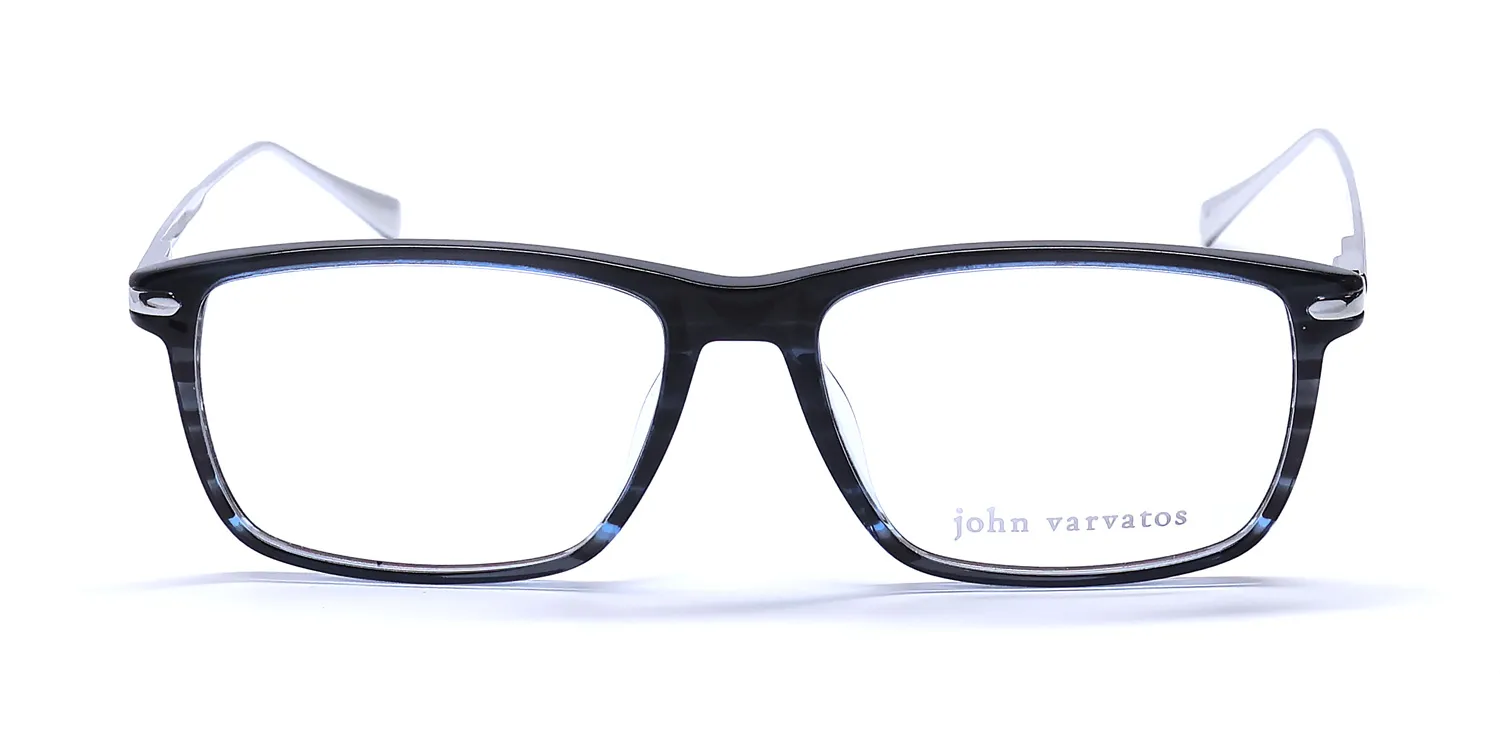 John Varvatos Vjv425 blue horn Eyeglasses Blue Horn 55mm 3