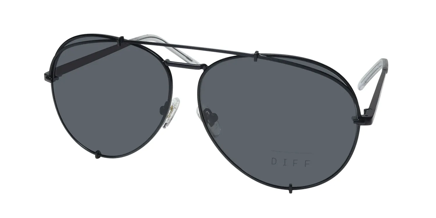 Diff Koko mbk Sunglasses Matte Black 63mm