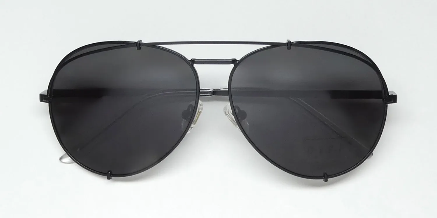 Diff Koko mbk Sunglasses Matte Black 63mm 2
