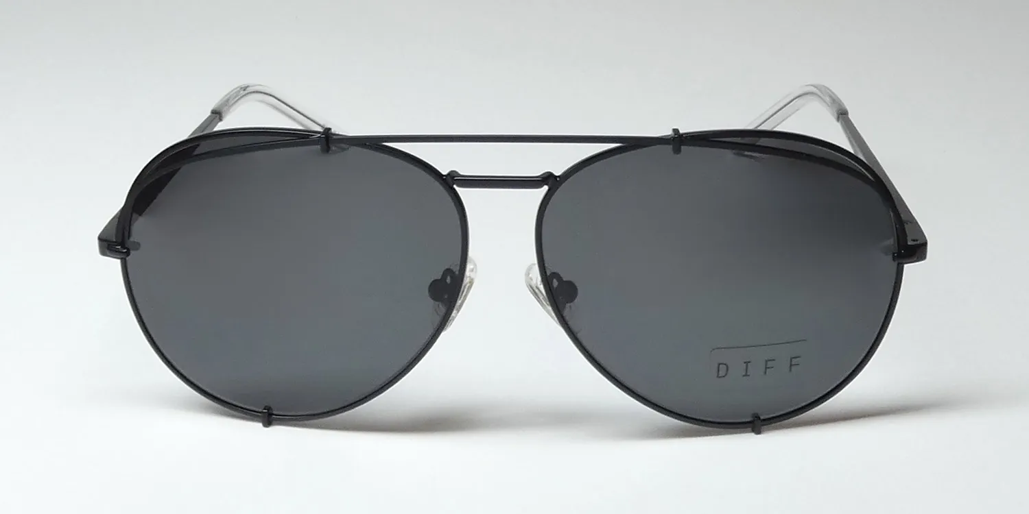 Diff Koko mbk Sunglasses Matte Black 63mm 3