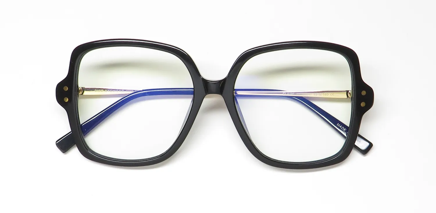 Diff Claire Blue Light Lens bk Eyeglasses Black 53mm 2