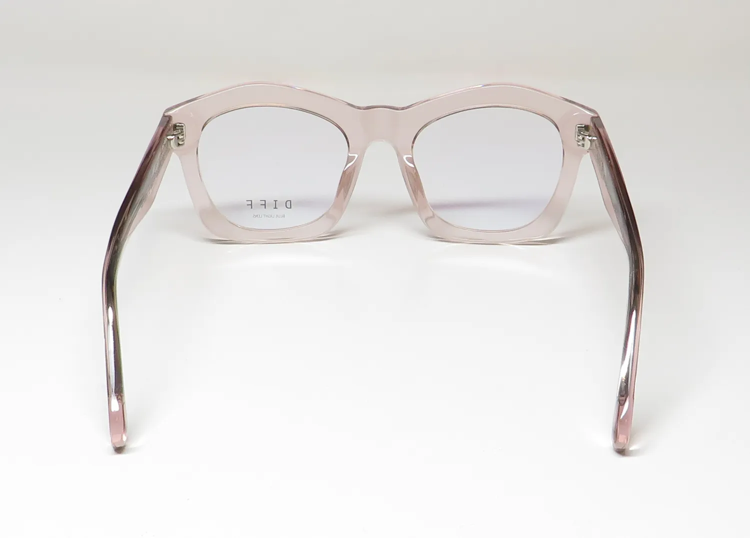 Diff Hayden Blue Light Lens lp Eyeglasses Light Pink Transparent 50mm 5